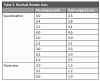 Saucerization versus dissection on the repair of vesicovaginal fistulae